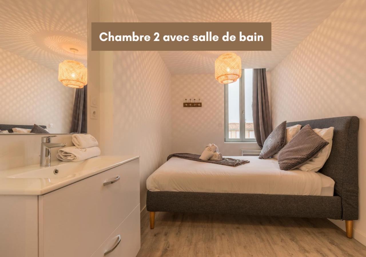 Atypique - 2 Chambres Avec Salles De Bains, Cuisine Equipee, Parking Gratuit กาสเตลซาร์ราแซ็ง ภายนอก รูปภาพ
